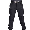 thumbnail image 2 of cllios Cargo Pantalon Homme Pantalon de Travail Militaire Multi-Poches Pantalon Tactique Extérieur Durable Travail Randonnée Pantalon Résistant à l'Eau Pantalon de Voyage avec Multi-Poches, 2 of 5
