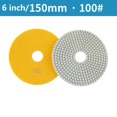 thumbnail image 1 of 6 Inch 150mm Dry/wet Diamond Polishing Pads Flexible Grinding Discs For Granite, 1 of 8