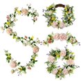 thumbnail image 4 of Coofit Wedding Artificial Plant Decorative: Hanging Vine Fake Floral Swag Window Wreath, 4 of 4