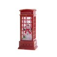 thumbnail image 1 of Christmas Lantern Glitter Water Battery Operated for Home Wedding Decorative Phone Booth Snowman, 1 of 8