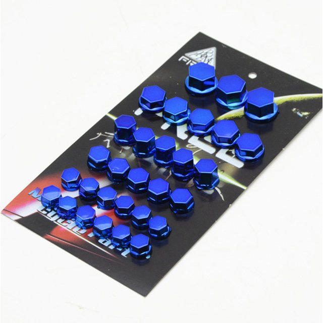 30PCS/Set Motorcycle Modification Accessories Head Screw Cover Decorative Parts for Yamaha Kawasaki Honda