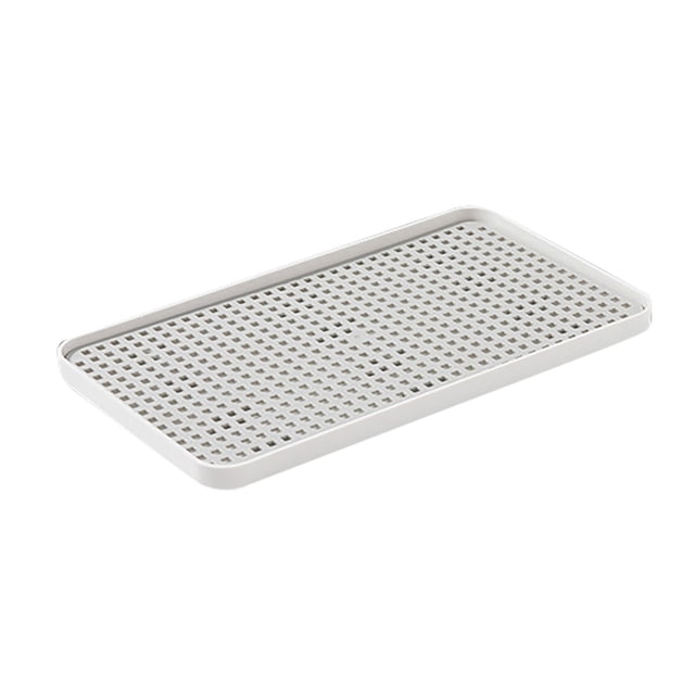 Drain Rack for Kitchen Organizer - Detachable Dish Rack with Unique Water Storage Tray and Drain Plate for Efficient Drying and Space Saving