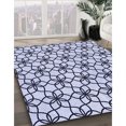 thumbnail image 3 of Ahgly Tapis Rectangulaire Lavable en Machine Intérieur Lavande Bleu, 7 Pieds x 9 Pieds, 3 of 7