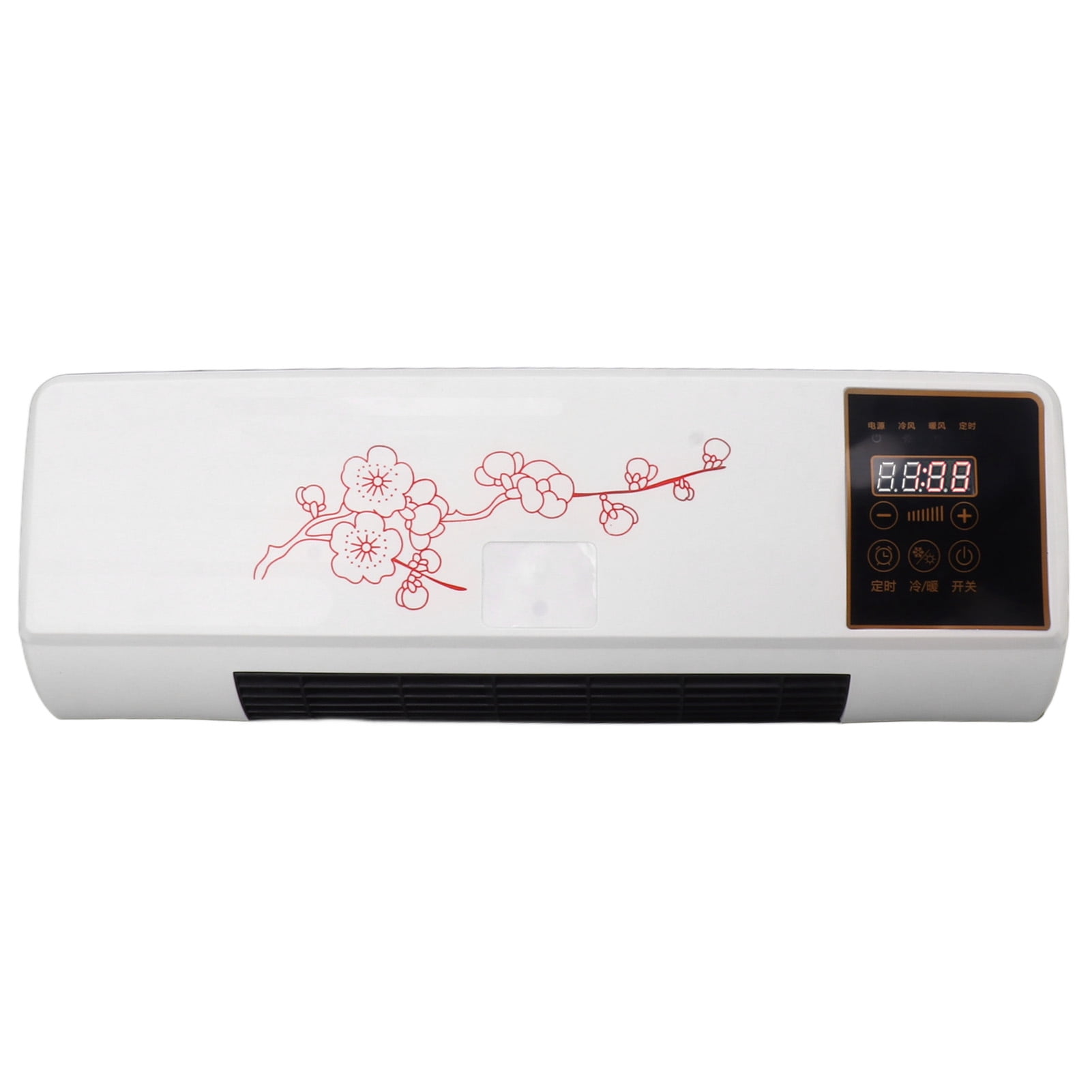 Wall Heaters, Electric Air Conditioner Cooling Heating Wall Mount Easy Operation Temperature Protection Timer Air Cooling Heater Indoor Electric Space Heaters Indoor Space Heater