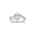 thumbnail image 2 of 3/4CT Diamond Engagement Ring Set in White Yellow or Rose Gold, 2 of 3