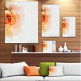 thumbnail image 3 of Aquarelle de Fleur de Rose Orange - Oeuvre Florale sur Toile, 3 of 4