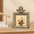 thumbnail image 3 of Style Photo Picture Display Vintage Style Cards Holder Desktop with Glass Front for Living Room, Home, Family Party ,Vocation Time , 11x14CM Angle Square, 3 of 7
