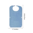 thumbnail image 3 of SLYNSHome Bavoirs pour Adultes avec Attrape-Miettes, Protège-Vêtements Lavable Réutilisable Imperméable pour l'Alimentation Bavoirs pour Adultes - Bleu, 3 of 6