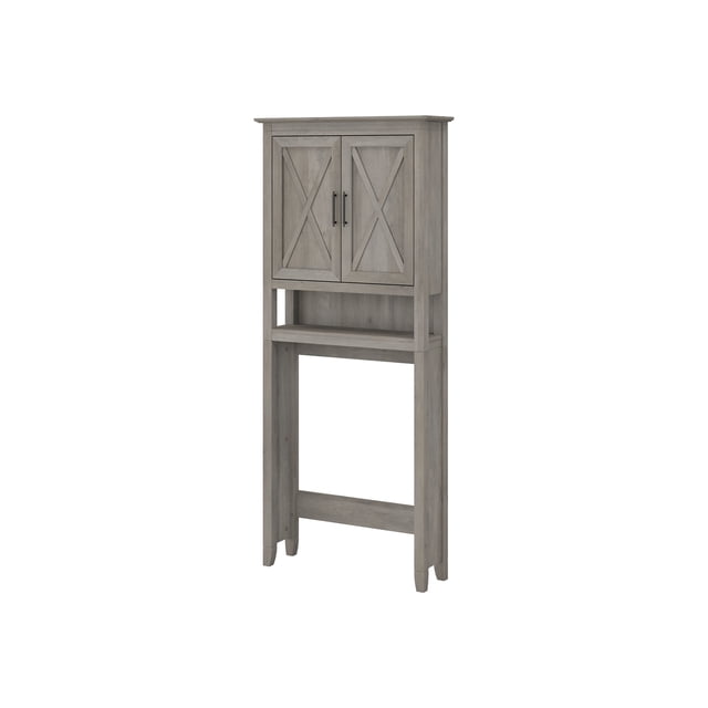 Bush Furniture Key West Armoire de Rangement au-Dessus de la Toilette en Gris Bois Flotté