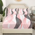 thumbnail image 3 of Erosebridal Futuristic Stripe Bed Sheets Set Full Size, Abstract Geometry Bed Sheets Full, Modern Fashion Decor, 3 of 7