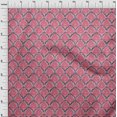 thumbnail image 3 of oneOone Cotton Cambric Fabric Damask & Floral Block Print Fabric BTY 56 Inch Wide, 3 of 4
