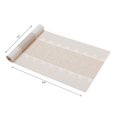 thumbnail image 2 of IH Casa Decor Vinyl Table Runner 54" Diamond Band White - Ensemble De 2, 2 of 3