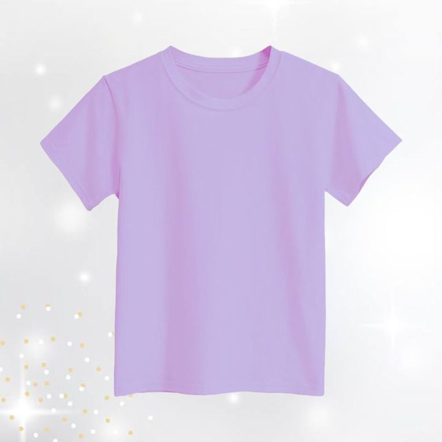 T-shirts pour Petites Filles, T-Shirt Uni pour Tout-Petite Fille à Manches Courtes, Col Ras du Cou, Ensembles d'Été pour Tout-Petites Filles 6-7 Ans, Chemises pour Filles, Tenue pour Fille