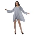 thumbnail image 3 of Moomaya Tuniques à Manches Longues pour Femmes Robes Imprimées à Manches Longues Filles, 3 of 4