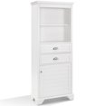 thumbnail image 1 of Crosley Lydia Contemporary Linen Cabinet in White, 1 of 9