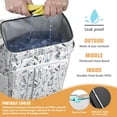 thumbnail image 5 of Aesthetic Watercolor Floral Insulated Backpack Cooler - 20L High Capacity, Lightweight & Portable, 5 of 5