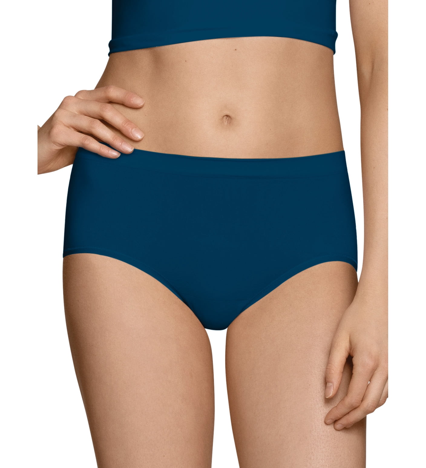 WOMENS BEYONDSOFT BIKINI UNDERWEAR, 6 PACK, 7, ASSORTED