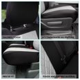 thumbnail image 4 of FH Group Neoprene Waterproof Custom Fit Car Seat Covers for 2022-2024 Dodge RAM 1500 Full Set Gray, 4 of 5