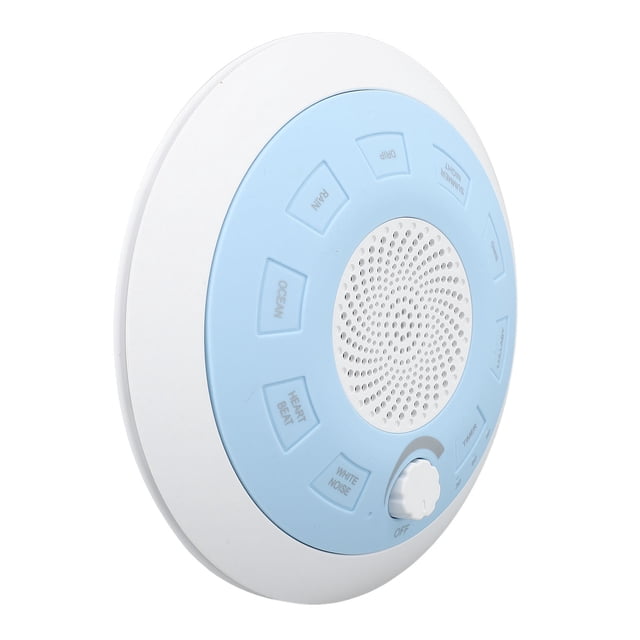 Machine à Sons pour Bébé, 8 Sons Contrôle du Volume Machine à Bruit Blanche Portable pour Bureau pour Maison Bleu Royal, Vert Gazon