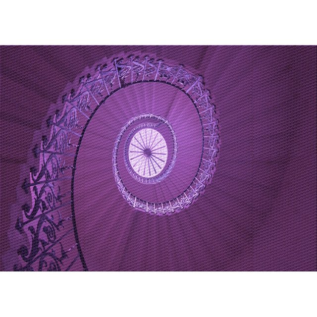 Ahgly Tapis Rectangulaire Lavable en Machine Intérieur Transitionnel Orchidée Foncée Violet, 8 Pieds x 10 Pieds