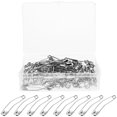 thumbnail image 1 of Safety Pin Stainless Steel For Clothes Fabric Crafts Daily Use 100 Pins 1.5X0.3in, 1 of 9