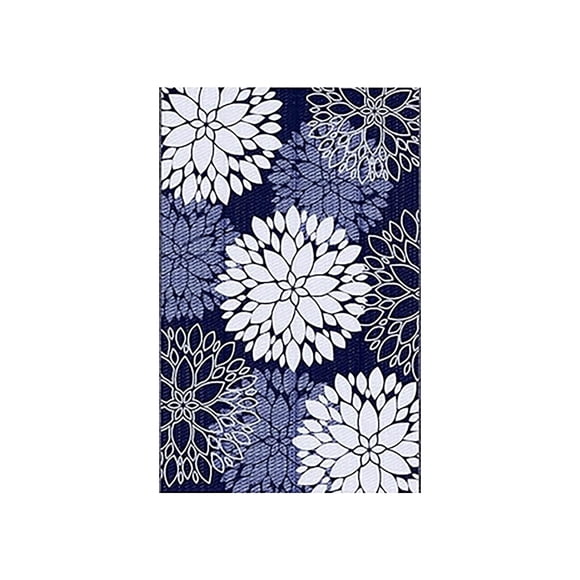 Tapis d'Extérieur Réversible pour Terrasse, Grand Tapis d'Extérieur pour VR, Plage, Cour Arrière, Balcon, Véranda, Patio, Conception en Paille Facile à Nettoyer