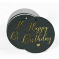 thumbnail image 2 of Inkdotpot Gold Foil Paper Hang Tags Happy Birthday Favor Tags 50 Pieces, 2 of 6