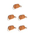 thumbnail image 2 of Ruiboury Portable And Practical Shoulder Bag Designed For Fashionable And Versatile Gifts brown 5Set, 2 of 6