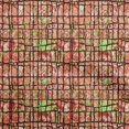 thumbnail image 1 of oneOone Viscose Chiffon Dark Peach Fabric Abstracts Craft Projects Decor Fabric Printed By The Yard 42 Inch Wide, 1 of 4