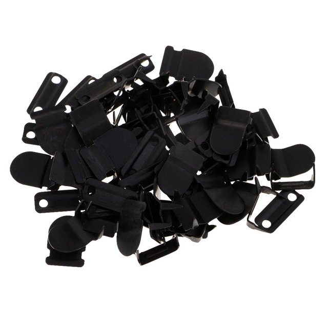 20 Sets No-Sew Closure Fasteners For Clothing Fasteners And Extension Black