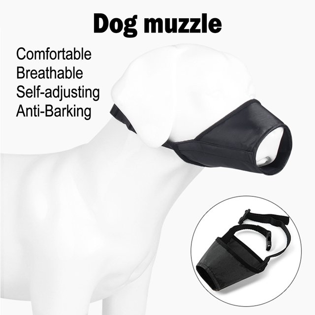 Museau Anti-Morsure pour Chien, Museau Imperméable avec Sangles Réglables pour Petits, Moyens, Grands Chiens