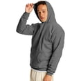 thumbnail image 2 of Hanes Mens ComfortBlend EcoSmart Pullover Hoodie Sweatshirt, M, Smoke Gray, 2 of 4