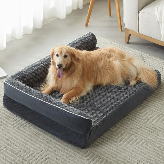 BFPETHOME Orthopedic Dog Beds for Large Dogs-Waterproof Sofa Dog Bed with Removable Washable Cover Large Dog Bed with Waterproof Lining and Nonskid Bottom Pet Bed for Large Dogs