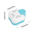 thumbnail image 3 of Birdeem Paper Trimmer for Crafting, 3-In-1 Cardboard Cutters and Corner Trimmers Paper Cutters Photo Trimmers and Corner Cutters Multi-Angle Right Angle Corner Rounders, Paper Corner Rounder, 3 of 7