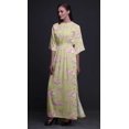 thumbnail image 4 of Bimba Robe Longue Maxi en Rayonne à Imprimé Floral de Roses et de Renoncules pour Femmes avec Fente Latérale - X-Grand, 4 of 6