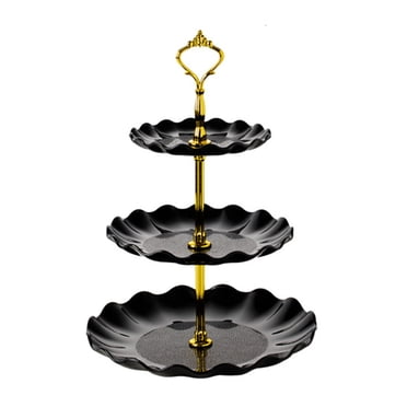 XZNGL Living Room Table Multi-Layer Candy Plate Wedding Ktv Living Room Creative Fruit Plate Dry Fruit Plate Refreshment Plate Three-Layer Fruit Plate