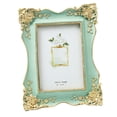 thumbnail image 4 of simhoa Cadre Photo Européen Portable pour la Maison pour Mariage de Table Bleu, 4 of 8