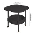 thumbnail image 4 of YYV Mini Table Easy Small Apartment Bedside Table Small Table Black, 4 of 9