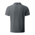 thumbnail image 3 of QIPOPIQ Men's Waffle Knit Short Sleeve Casual Polo Shirts Clearance, 3 of 3