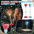 thumbnail image 2 of Automatic Standing Bubble Machine, LED Musical Lawn Lamp, Outdoor Battery Powered Bubble Maker with Light & Music, Perfect for Wedding Parties & Birthday Gifts, 2 of 5