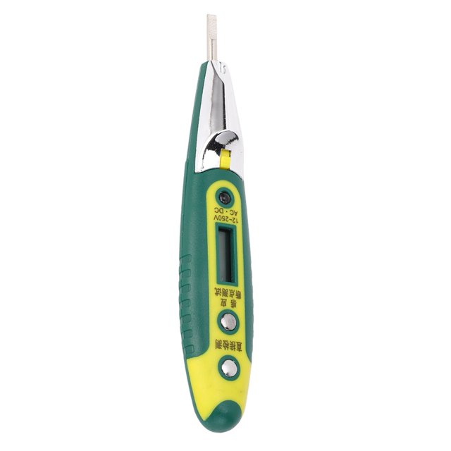 Testeur de Tension Multifonction Sans Contact Voltmètre 12-220V Testeur Électrique avec Affichage LED Numérique