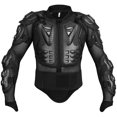 thumbnail image 1 of Motorcycle Protective Armor Vest for Outdoor Sports - Durable PE Shell & EVA Foam Gear for Full Body Protection in Black - Unisex Size M, Perfect for Riding, Skateboarding, Skiing & More, 1 of 6