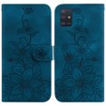 thumbnail image 2 of Compatible with Samsung Galaxy A51 4G Embossed Lily Wallet Case with Card Holder PU Leather Flip Cover, 2 of 5