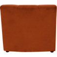 thumbnail image 4 of Meridian Furniture Limitless Fauteuil Modulaire Rembourré en Velours Cognac, 4 of 7
