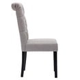 thumbnail image 3 of Canadian Honey Grey Linen Dining Chair (Set of 2), 3 of 4