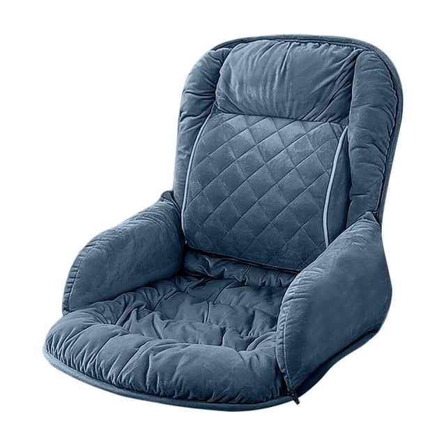 F Heated Lumbar Support Cushion With Fast Warm Up, Adjustable Heating Pad, Machine Washable Cover For Office Chair, Car Seat, Wheelchair And Home Use, Relieves Back Pain
