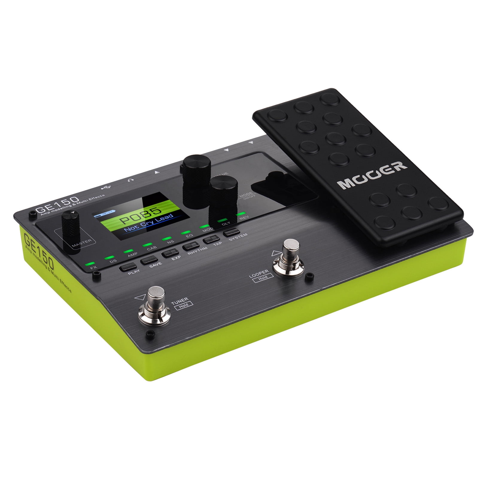 ギター MOOER GE150 MOOER MOOER GE150 Multi-Effects Pedal with 55 Amp Models, 151