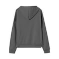 thumbnail image 5 of Chandail à Capuchon pour Femmes, Sweat à Capuche à Fermeture à Glissière devant, Sweat à Capuche Ample et à la Mode, Robe Légère pour Femmes, Veste à Capuche Zippée pour Femmes, 5 of 5
