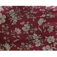thumbnail image 4 of oneOone Tissu Georgette Viscose Carmin Rouge Feuilles & Floral Artistique Projets de Couture Tissu Imprimé au Mètre 42 Pouces de Large, 4 of 4