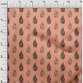 thumbnail image 2 of oneOone Viscose Chiffon Fabric Leaves & Floral Block Decor Fabric Printed BTY 42 Inch Wide, 2 of 4